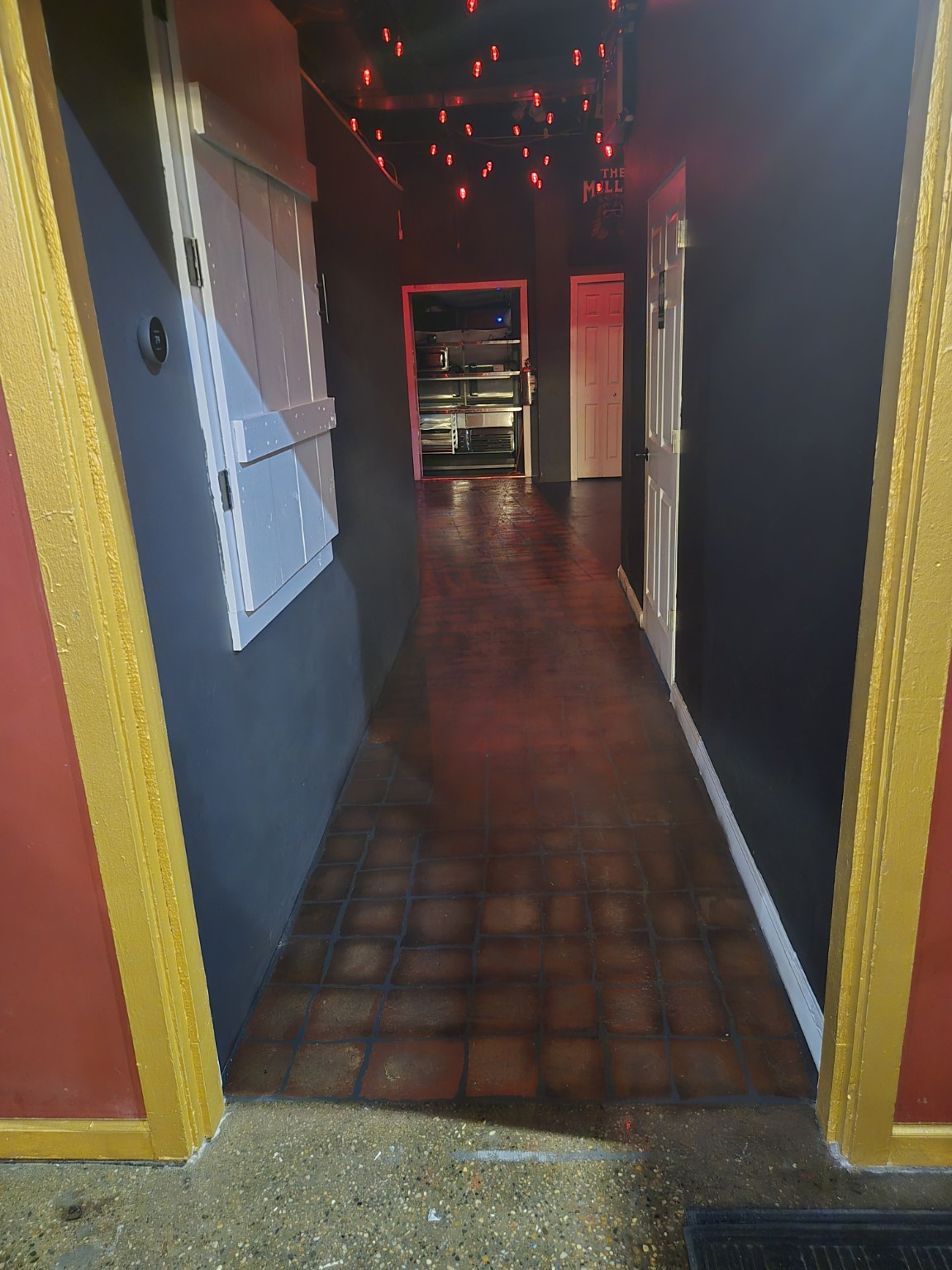 Hallway leading toward The Mullet room